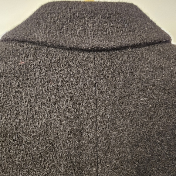NWT - Jones New York Signature Black Wool Blazer Sweater - Size 14W - Picture 7 of 8